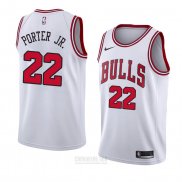 Camiseta Chicago Bulls Otto Porter JR. #22 Association 2018 Blanco.