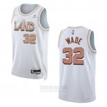 Camiseta Cleveland Cavaliers Dean Wade #32 Ciudad 2022-23 Blanco