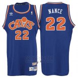 Camiseta Cleveland Cavaliers Larry Nance #22 Retro 2008 Azul