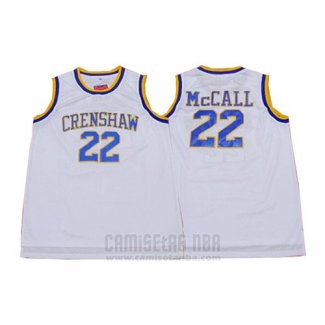 Camiseta Crenshaw Quincy McCall #22 Blanco