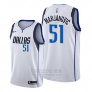 Camiseta Dallas Mavericks Boban Marjanovic #51 Association Blanco