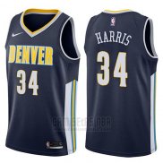 Camiseta Denver Nuggets Devin Harris #34 Icon 2017-18 Azul