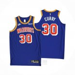 Camiseta Golden State Warriors Stephen Curry #30 Classic 2021-22 Autentico Azul