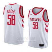 Camiseta Houston Rockets Gerald Green #58 Association 2018 Blanco