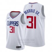 Camiseta Los Angeles Clippers Marcus Morris Sr. #31 Classic 2019-20 Blanco