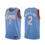 Camiseta Los Angeles Clippers Shai Gilgeous Alexander #2 Ciudad Azul