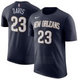 Camiseta Manga Corta Anthony Davis New Orleans Pelicans Azul Marino