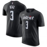 Camiseta Manga Corta Bradley Beal Washington Wizards Negro Ciudad