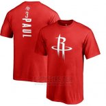 Camiseta Manga Corta Chris Paul Houston Rockets Rojo