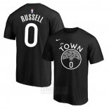 Camiseta Manga Corta D'Angelo Russel Golden State Warriors Negro The Town