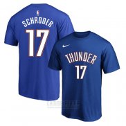 Camiseta Manga Corta Dennis Schroder Oklahoma City Thunder 2019-20 Azul