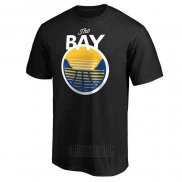 Camiseta Manga Corta Golden State Warriors 2019-20 Negro The Bay