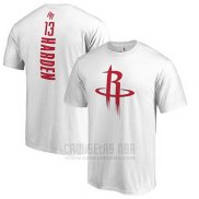 Camiseta Manga Corta James Harden Houston Rockets Blanco2