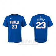Camiseta Manga Corta Jimmy Butler Philadelphia 76ers Azul
