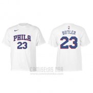 Camiseta Manga Corta Jimmy Butler Philadelphia 76ers Blanco