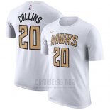 Camiseta Manga Corta John Collins Atlanta Hawks Blanco Ciudad