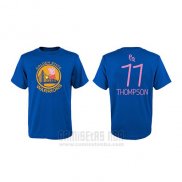 Camiseta Manga Corta Klay Thompson Golden State Warriors Azul Peppa Pig Cruzado