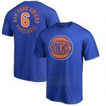 Camiseta Manga Corta Kristaps Porzingis New York Knicks Azul5