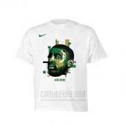 Camiseta Manga Corta Kyrie Irving Boston Celtics Blanco
