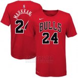 Camiseta Manga Corta Lauri Markkanen Chicago Bulls Rojo