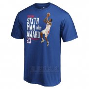 Camiseta Manga Corta Los Angeles Clippers Lou Williams 2019 NBA Sixth Man Award Azul