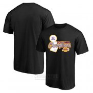 Camiseta Manga Corta Los Angeles Lakers Negro 2010 NBA Champions