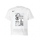 Camiseta Manga Corta Manu Ginobili San Antonio Spurs Blanco Retirement Commemorative