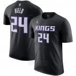 Camiseta Manga Corta Sacramento Kings Buddy Hield Statement Negro