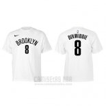 Camiseta Manga Corta Spencer Dinwiddie Brooklyn Nets Blanco
