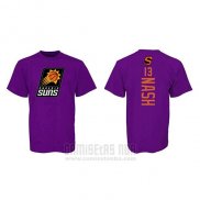 Camiseta Manga Corta Steve Nash Phoenix Suns Violeta3