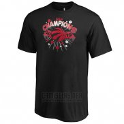 Camiseta Manga Corta Toronto Raptors 2019 NBA Finals Champions Point Guard Fury Negro