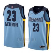 Camiseta Memphis Grizzlies Ben Mclemore #23 Statement 2018 Azul