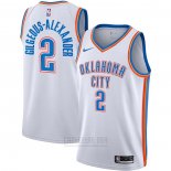 Camiseta Oklahoma City Thunder Shai Gilgeous-Alexander #2 Association Blanco