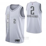 Camiseta Oklahoma City Thunder Shai Gilgeous-Alexander #2 Ciudad 2021-22 Blanco