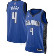 Camiseta Orlando Magic Jalen Suggs #4 Statement 2022-23 Azul