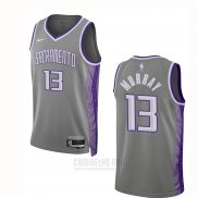 Camiseta Sacramento Kings Keegan Murray #13 Ciudad 2022-23 Gris