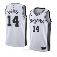 Camiseta San Antonio Spurs Drew Eubanks #14 Association 2018 Blanco