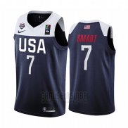 Camiseta USA Marcus Smart #7 2019 FIBA Basketball USA Cup Azul