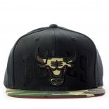 Gorra Chicago Bulls Camuflaje Negro