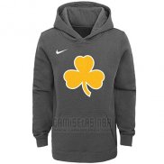 Sudaderas con Capucha Boston Celtics Gris Ciudad