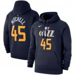 Sudaderas con Capucha Donovan Mitchell Utah Jazz Azul3