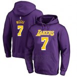 Sudaderas con Capucha Javale Mcgee Los Angeles Lakers Violeta3