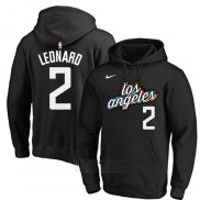 Sudaderas con Capucha Los Angeles Clippers Kawhi Leonard Ciudad 2022-23 Negro