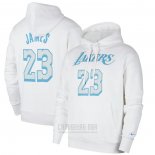 Sudaderas con Capucha Los Angeles Lakers LeBron James Ciudad Blanco