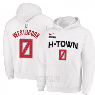 Sudaderas con Capucha Russell Westbrook Houston Rockets Blanco 2019-20 Ciudad