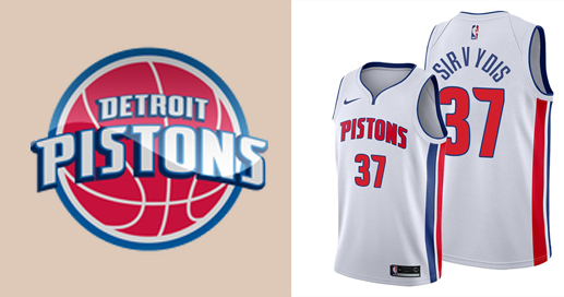 Camisetas nba Detroit Pistons