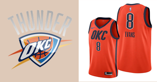 Camisetas nba Oklahoma City Thunder replicas