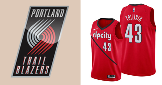 Camisetas nba Portland Trail Blazers